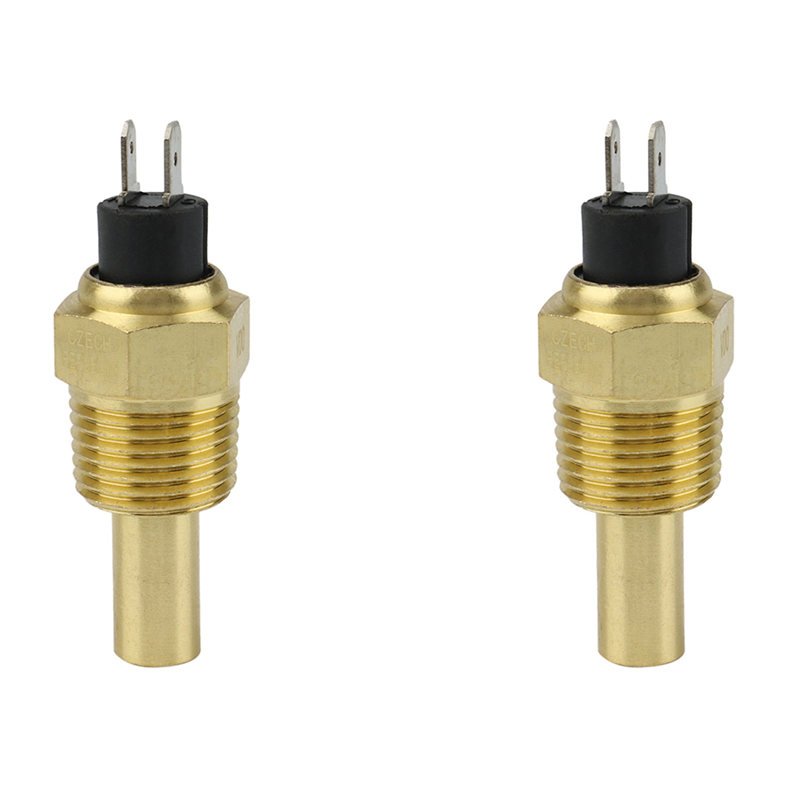 NAMUNY 2X for Engine Water Temperature Sensor Oil Temperature Sensor 1/2NPT 21mm Thread for Generator Set