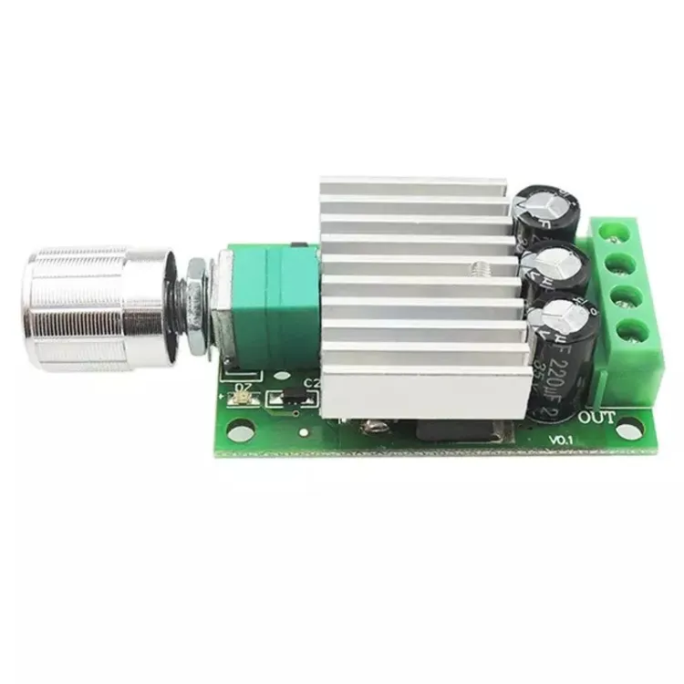 DC 6V 12V 24V 28V 3A 80W PWM Motor Speed Controller Adjustable Speed DC Motor Driver Forward Reverse Switch