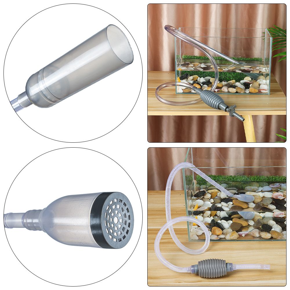 Portable Cleaning Accessories With Filter Siphon Hose Aquarium Cleaner Water Changer Pump Fish Tank Water Changer