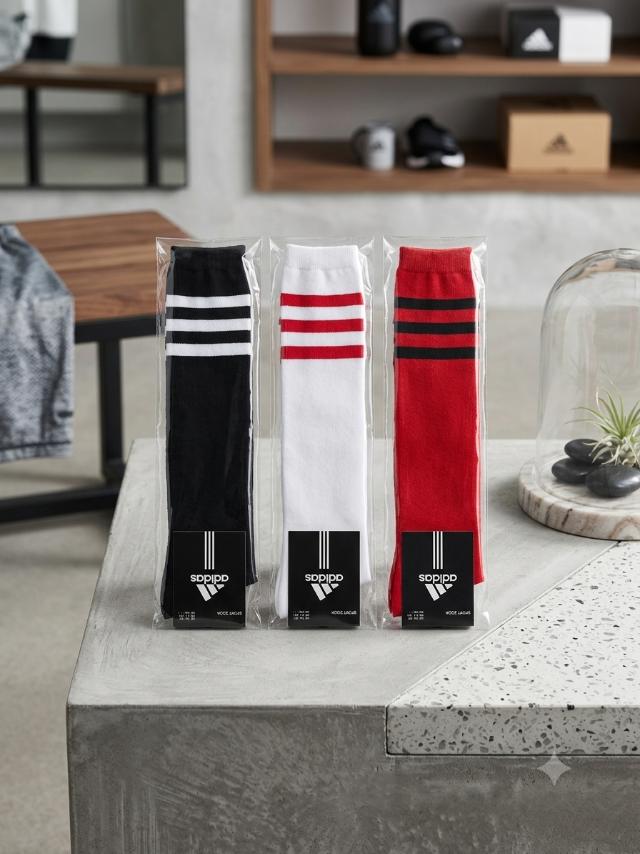 Athletic Compression Knee High Socks For Running, Gym, Cycling & Sports Football Socks