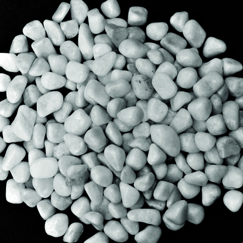 Natural Off White Polished Stone Pebbles For Aquarium Decor - 500g By Crown Aquatics