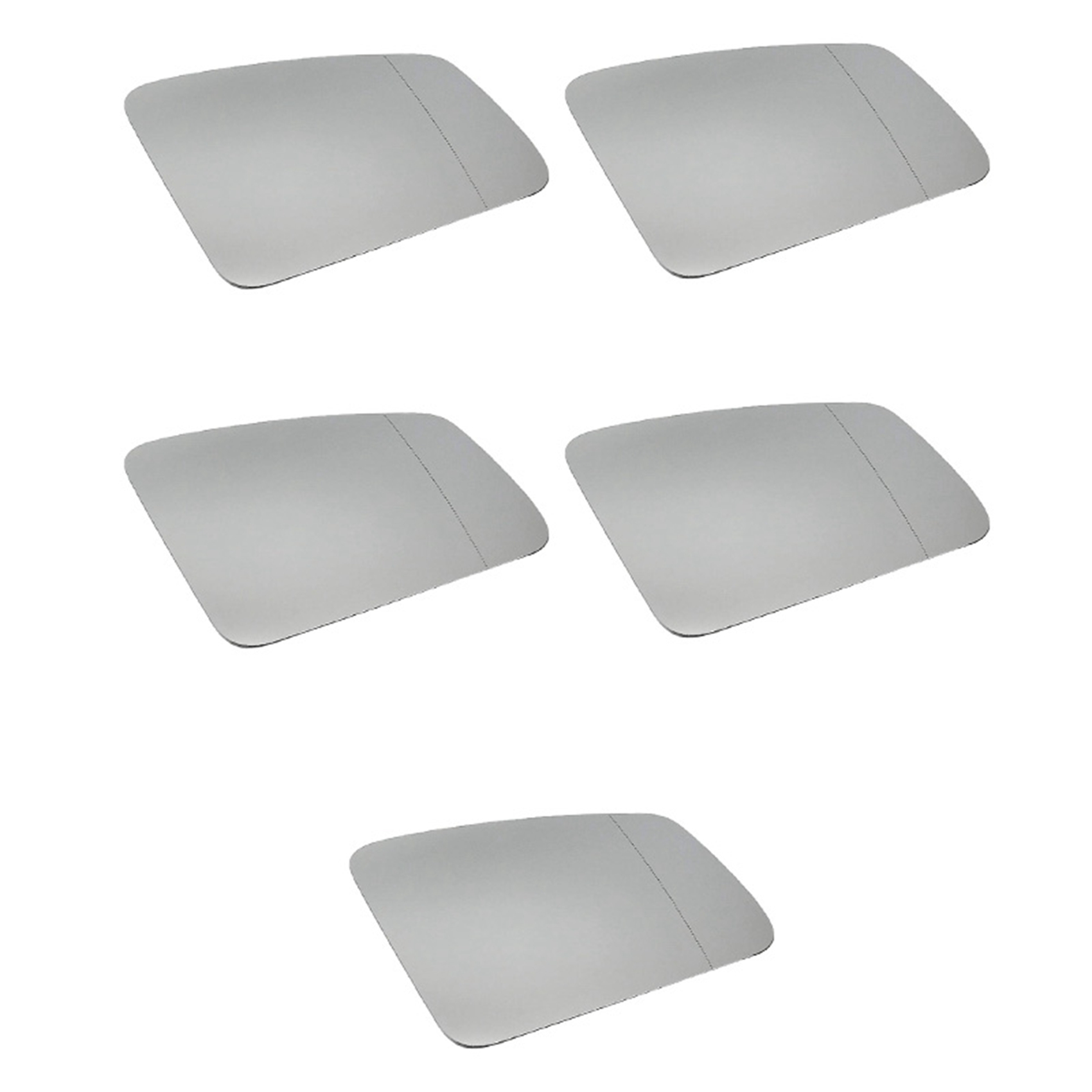 fasdaga 5X Car Door Side Heated Wing Antifog Heated Rearview Mirror Glass for - S/C/E-Class W212 W204 W211(Left)