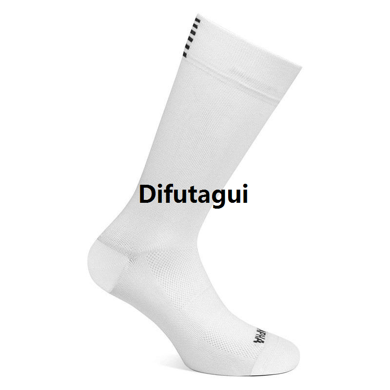 Difutagui Outdoor Racing Cycling Socks for Man and Woman Unisex Portable Professional Sport Socks Breathable Road Bike Socks