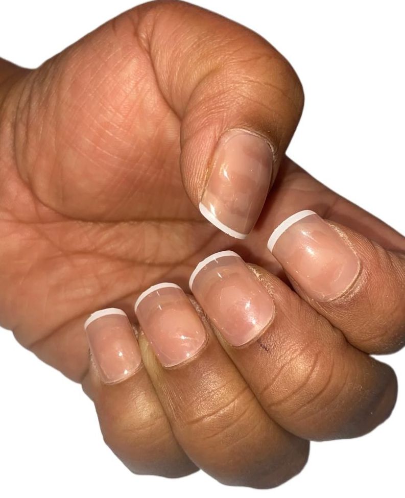 24 Pieces Nude Press on Nails With Mini Kits