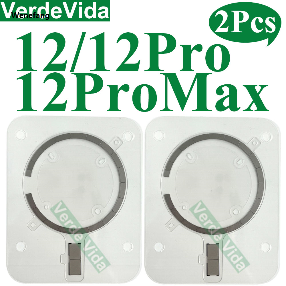 Wenefang 2Pcs Wireless NFC Charging MagSafe Magnet For iPhone 13 Pro Max 2025 New 15 16 14 Plus 12 Mini NFC Magnetic Magsafe Magnet Circle Ring