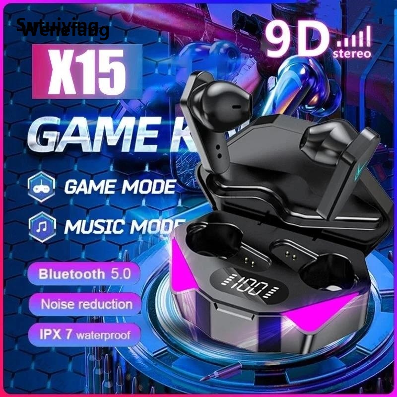 Wenefang Sutuiying 2025 New TWS Wireless Earphone 5.3 bluetooth Headphone Low Latency Bargain price Original Earbud Esport Gaming Headset Gamer with Mic For xiaomi iphone