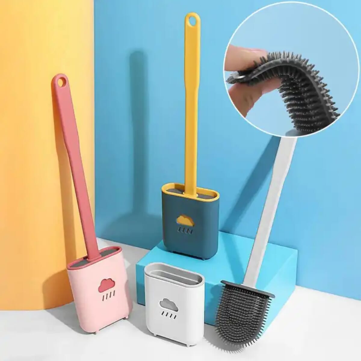 Wall-Mounted Toilet Brush- 45*10*35