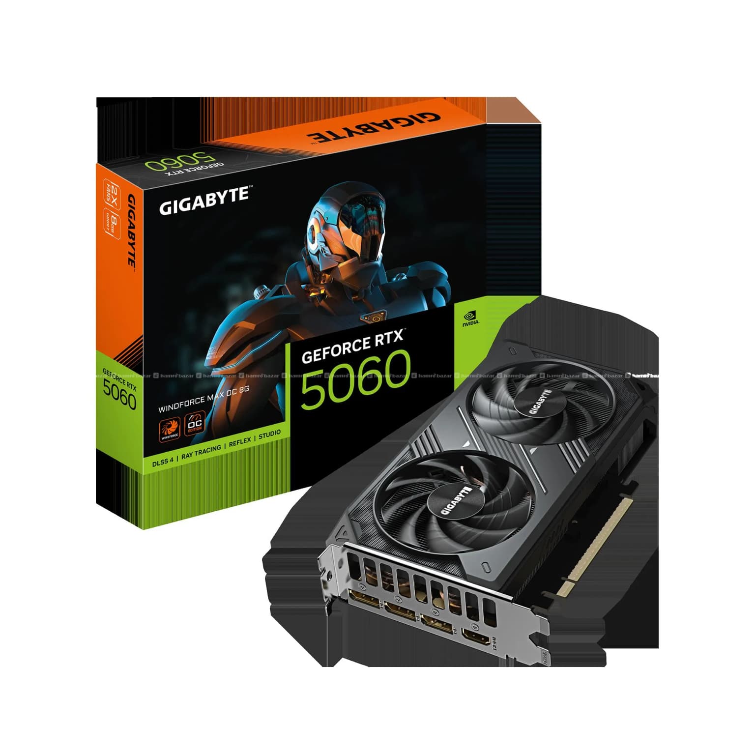 GeForce RTX™ 5060 WINDFORCE MAX OC 8G 2Fans Graphic Card