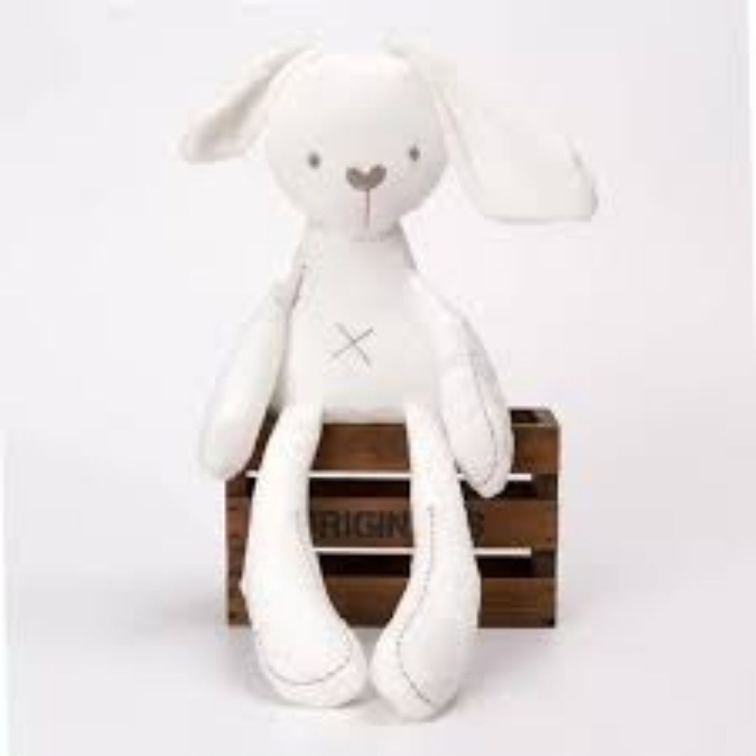 42 cm cute cartoon long ears rabbit doll baby soft plush toys for children bunny sleeping mate children stuffed plush animals toys