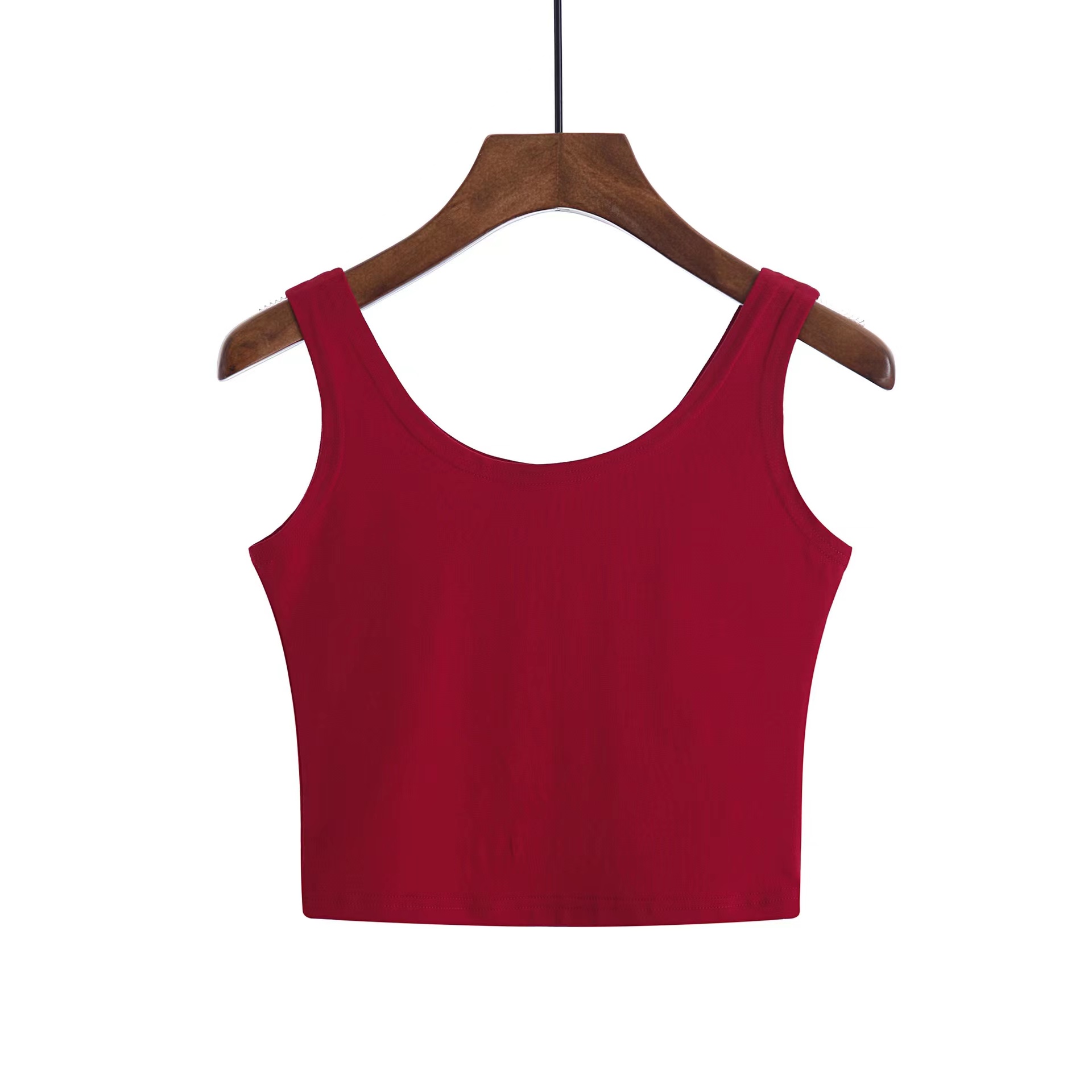 Pack Of 2 Pcs Ribbed Crop Cami Top For Women