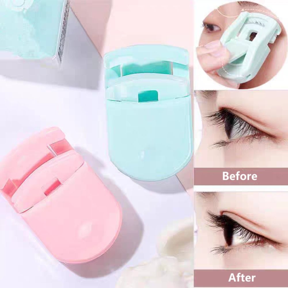 Portable Lash Lift Eyelash Curler Candy Color Long-lasting Mini Eyelash Clip Makeup Tool Wide-angle Lashes Curling Clip Women