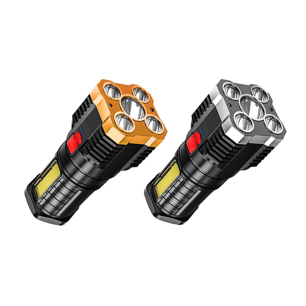Original P900 Super Bright Flashlight 4 Modes Portable Rechargeable Waterproof Spotlight Lamp Outdoor Emergency Lighting Lamp