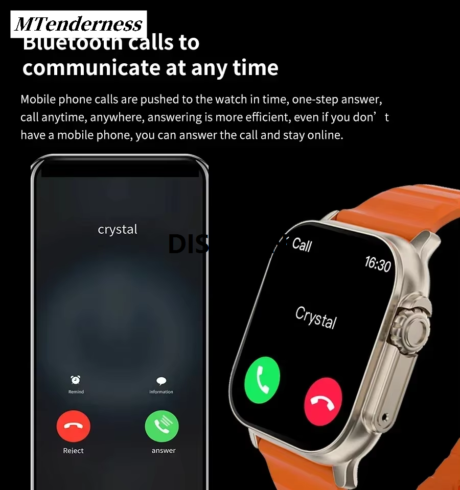 DISICHEN MTenderness Watch Smart 9UltraIWOWatchApple Waterproof Screen Series Men's Profesional Watch Ultra Wholesale T800 Smart 49mm 8AMOLEDNFC Compass Fit Bargain price