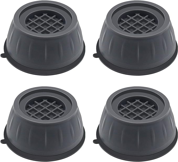 4 Pcs Washing Machine Feet Non-Slip | Anti Vibration Mat | Universal Size Compatible With Washing Machine Refrigerator Dryer Plus Stability Less Noise