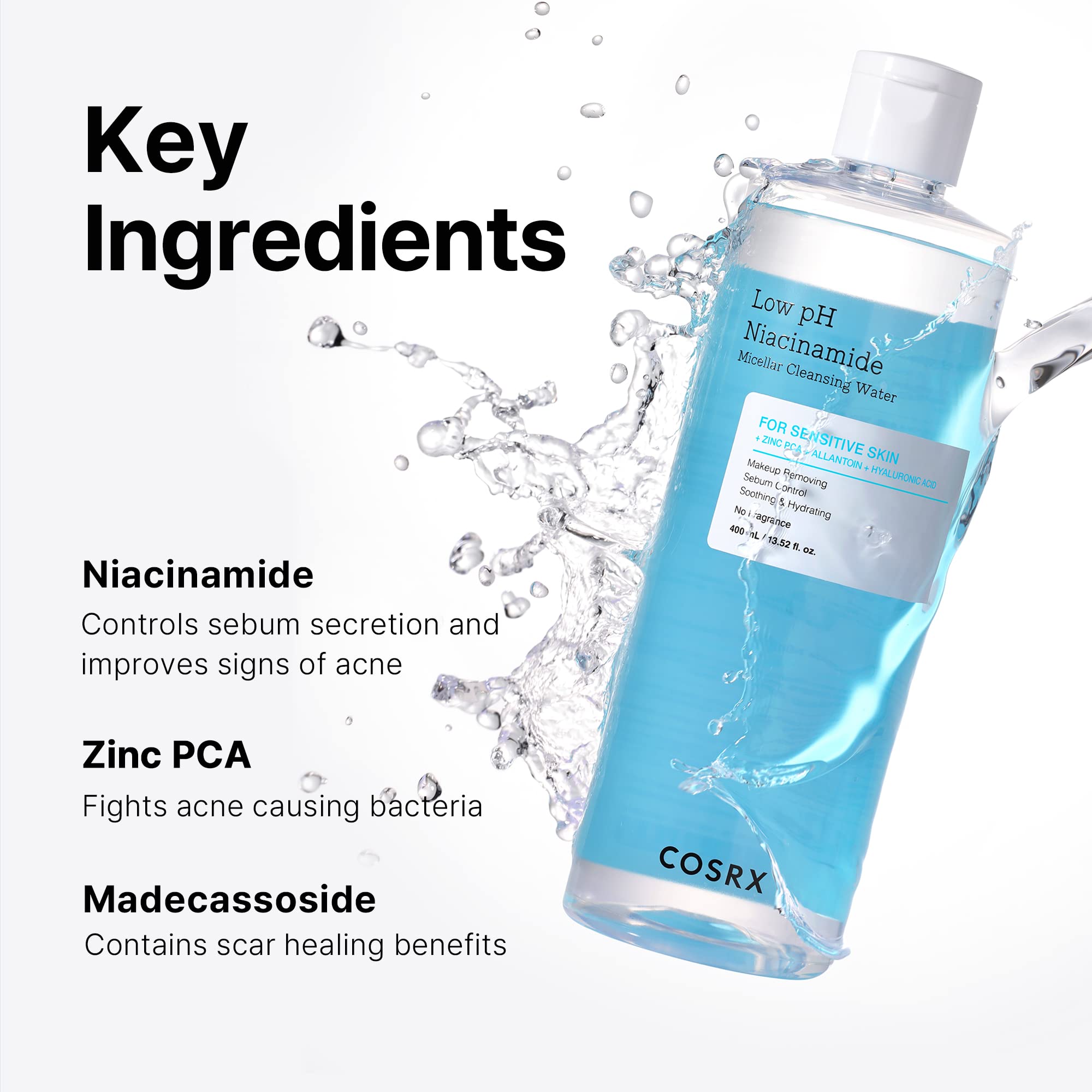 Cosrx Low PH Niacinamide Micellar Water 100ml