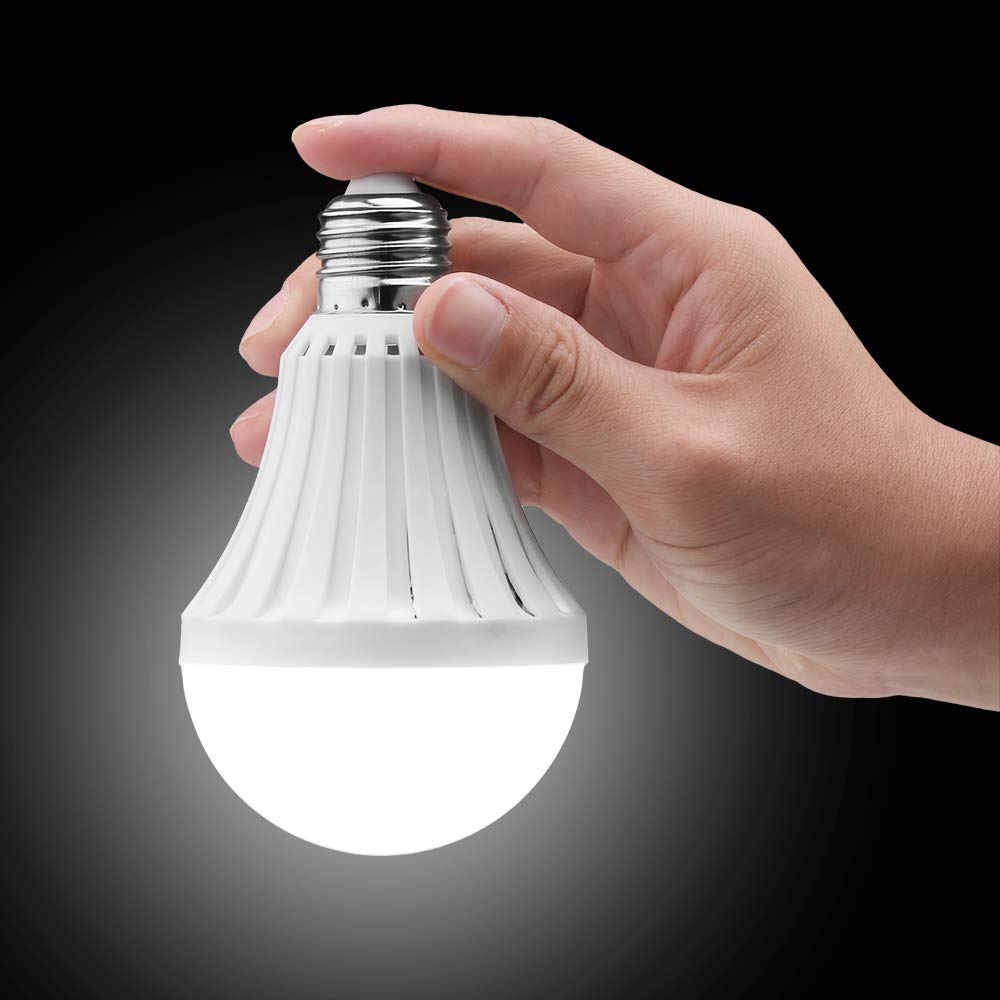 7W White LED Rechargeable Magic Bulb