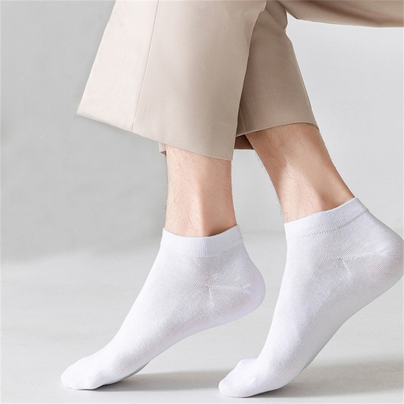 Fitted breathable casual invisible pair 1 black low-top silicone non-slip non-slip non-marking ankle socks boat socks men and women
