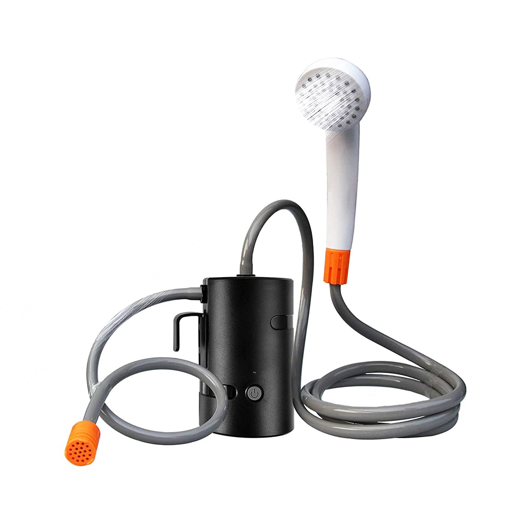 Portable Outdoor Shower, IPX7 Waterproof &USB Rechargeable Pump for Hiking Travel Sport Caravan