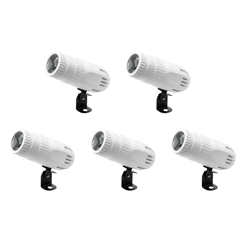 5X Pinspot Light for Disco Ball 15W RGBW 4 in 1 Mirror Ball Light with Remote Control for Parties DJ Disco Club EU Plug