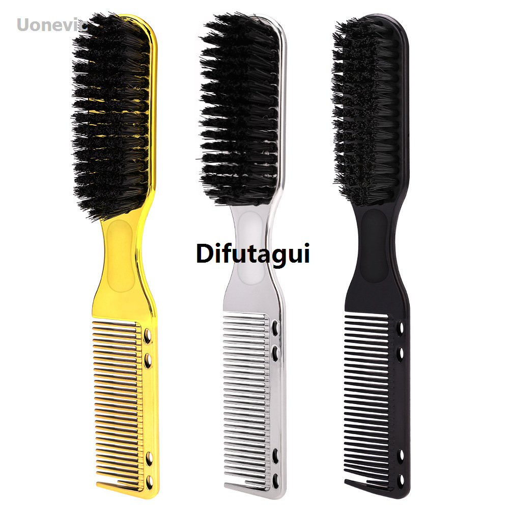 Difutagui Combined hair and beard, nylon hairstyle brush, multi-functional 【2025 New Version】 men's beard grooming brush, cleaning brush, suitable for.