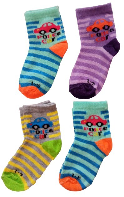 Combo 4 Set Comfortable Socks (New Born To 12 Months ) Adjustable And Free
