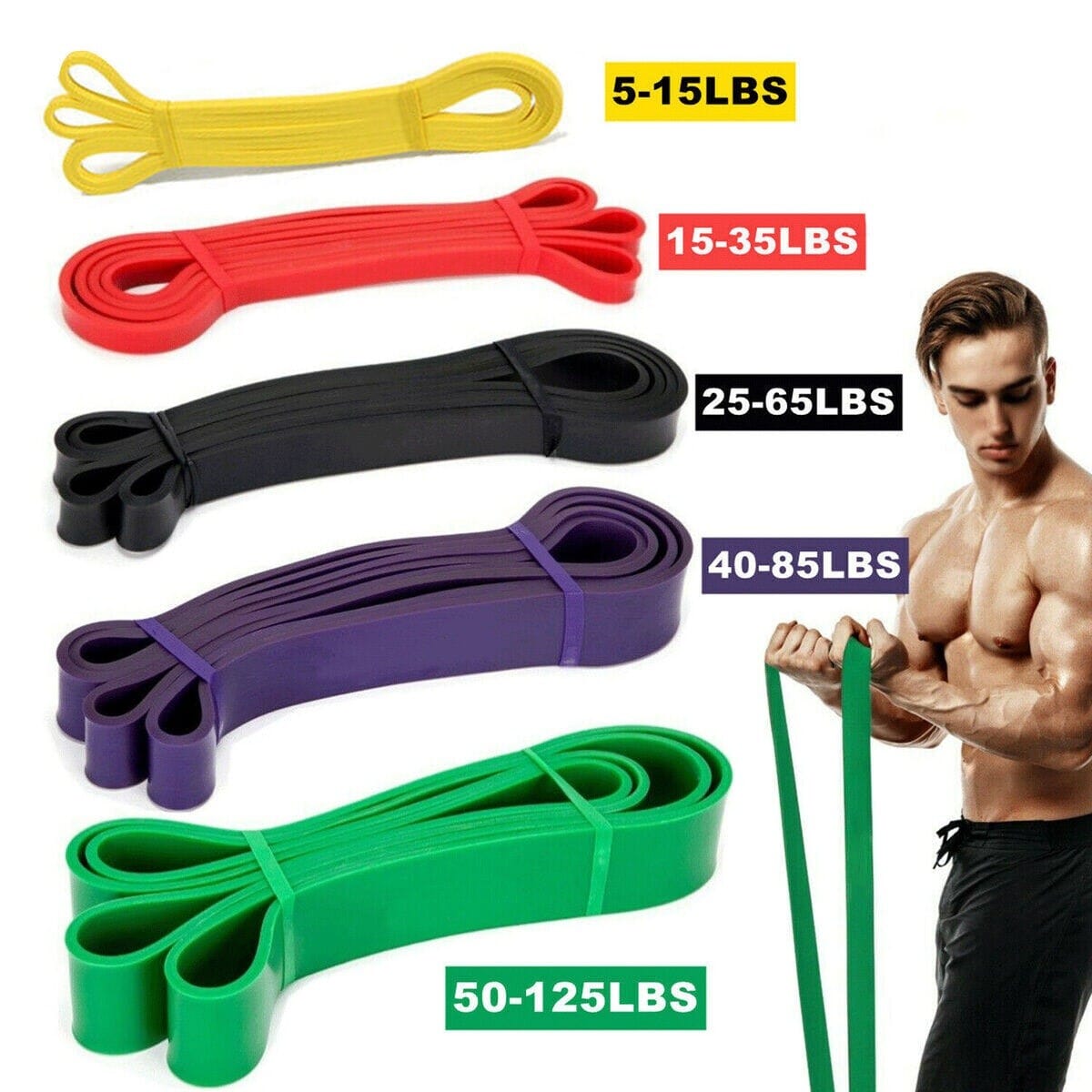Resistance Pull Up Bands Pull Up Assist Band ( Sold Individually)