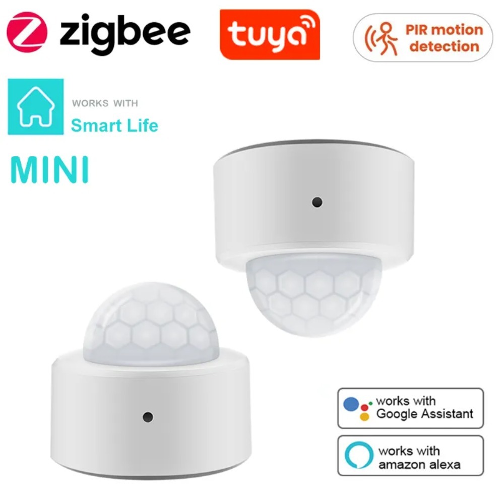 Movement Body Sensor Zigbee 3.0 Tuya Mini Smart Human Motion PIR Transducer Smart Life Home Wireless Connection Light(C)