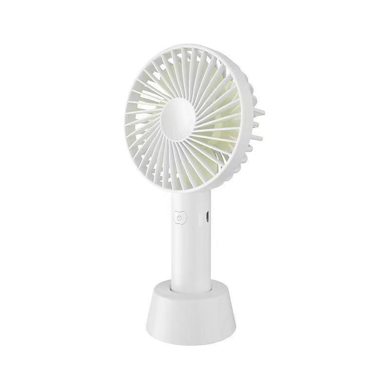 Mini portable hand holding gift silent strong wind rechargeable small fan
