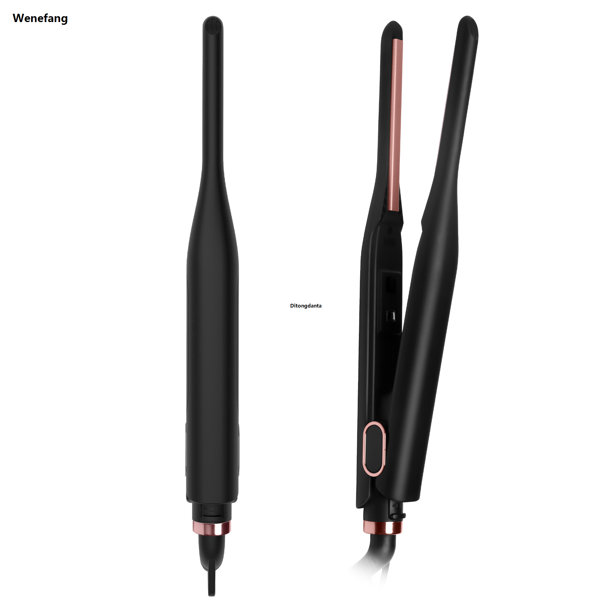 Wenefang Styling Salon Electric Ceramic Professional Curling Iron Mini Hair Straightener Curling Iron Curling Iron Curling Tool Small Curl