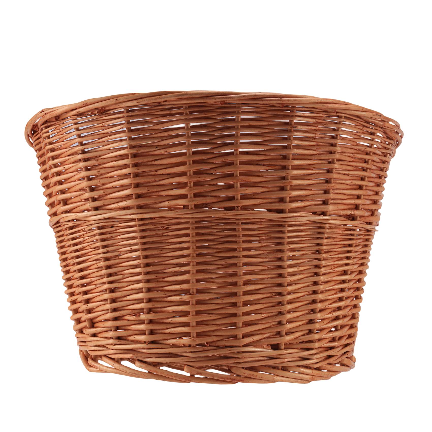 JAERBEE Retro, Handmade, Wicker Bicycle Front Basket with Leather Straps
