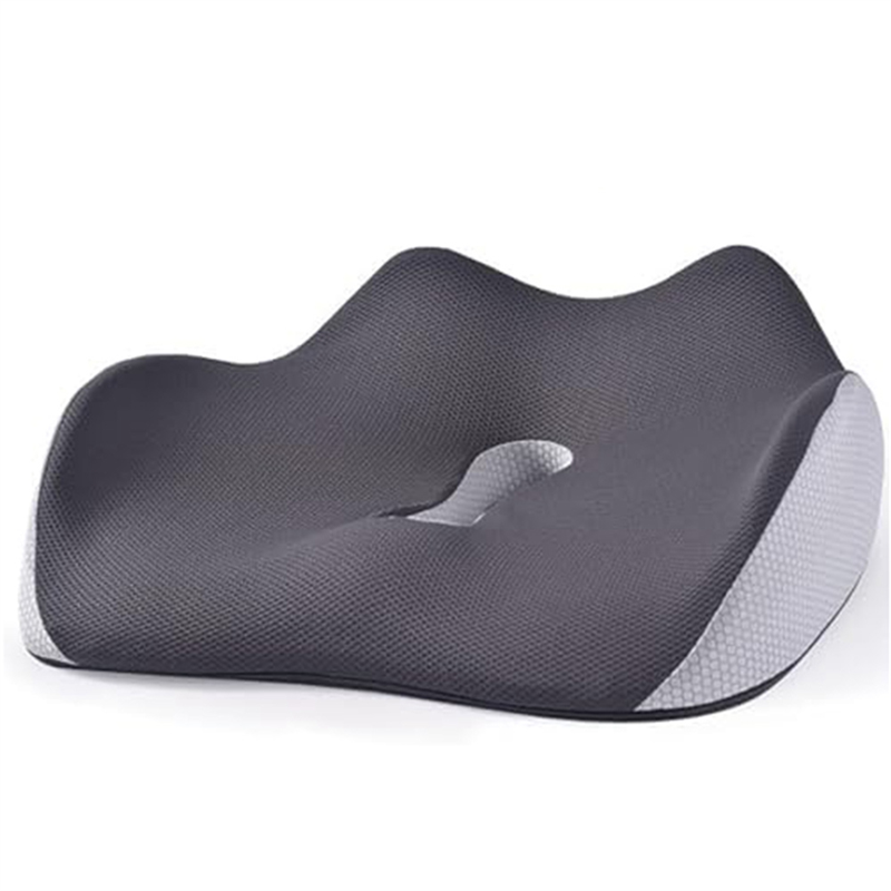 JAERBEE Computer Chair Cushions, Cushions, Home Office Comfortable Long-Term Sitting Hip Cushions, Office Home Cushions Gray
