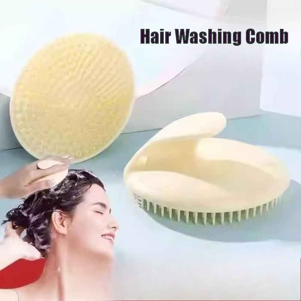 New Plastic Shampoo Brush Anti-Dandruff Anti-Skid Scalp Massage Comb Hair Care Shower Cleaning Body Hair Brush Universal