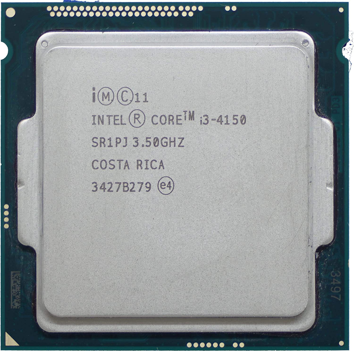 Intel Core I3-4150 (4th Generation) 3.5 GHz LGA 1150 Socket 2 Cores 4 Threads 3 MB Smart Cache Desktop Processor
