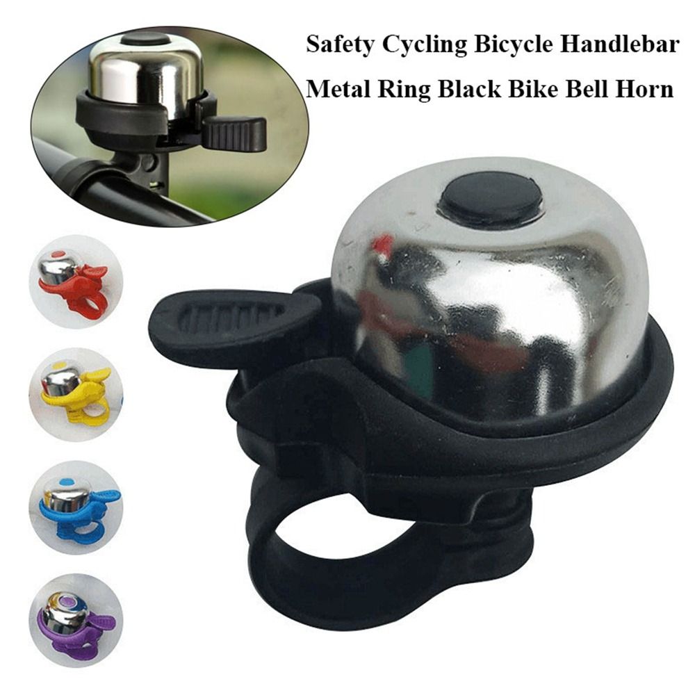 New 5 Colors Safety Bicycle Ring Aluminium Bicycle Accessory Handlebar Metal Ring Cycling Bicycle Bell Outdoor Cycling Accessories