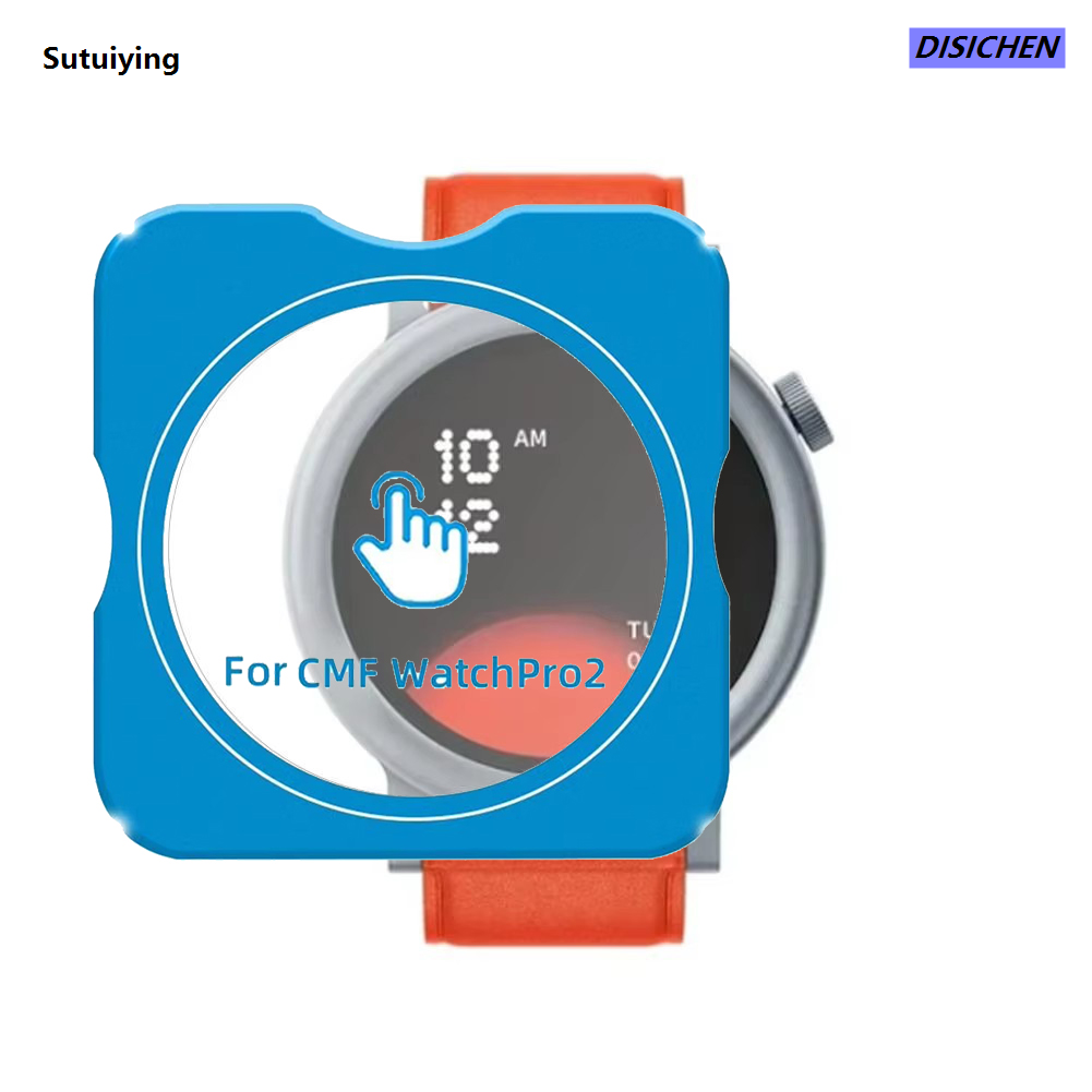DISICHEN Sutuiying Affordable Tempered Glass For CMF Watch Pro 2 With Alignment Tool Easy Install HD Screen Protector Film Anti-Scratch For CMF Watch Pro 2