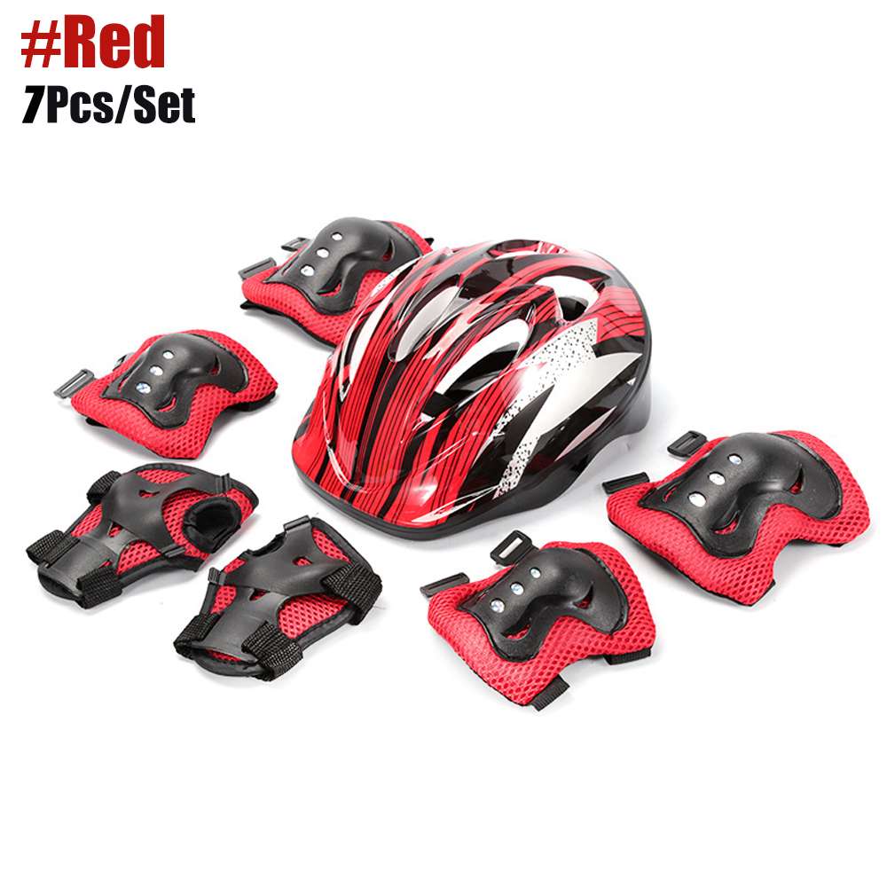 Kids Bike Helmet Knee Elbow Wrist PadsToddler Helmet with Protective Gear Setfor Bicycle Cycling Skateboard Scooter Skating Bles Online DZ-37A-04