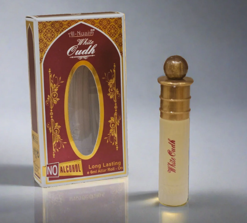 Al Nuaim 6ml White Oudh Attar (Roll-on)
