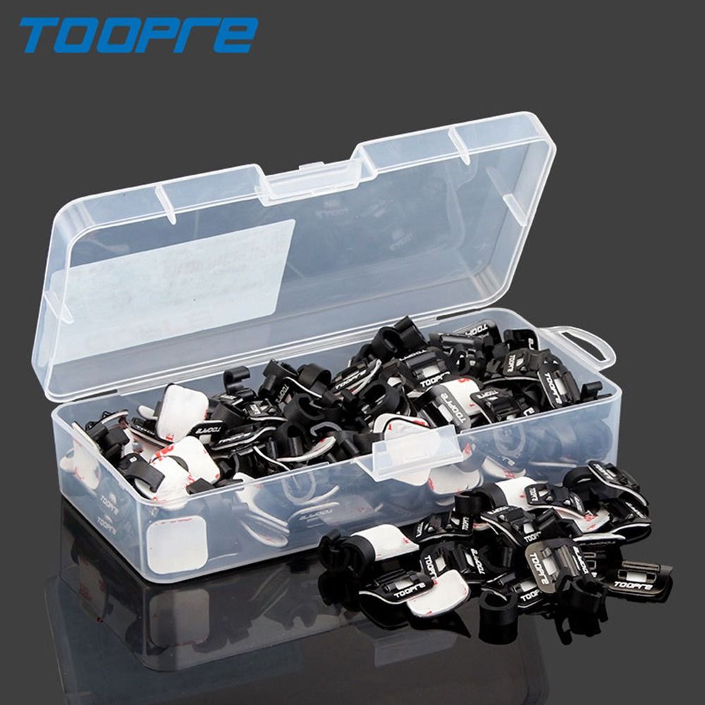 5/10pcs Aluminum Accessories Bike Oil Tubes Tube Clip Guide Frame U Buckle Conversion Trap Adapter Fixed Clamp