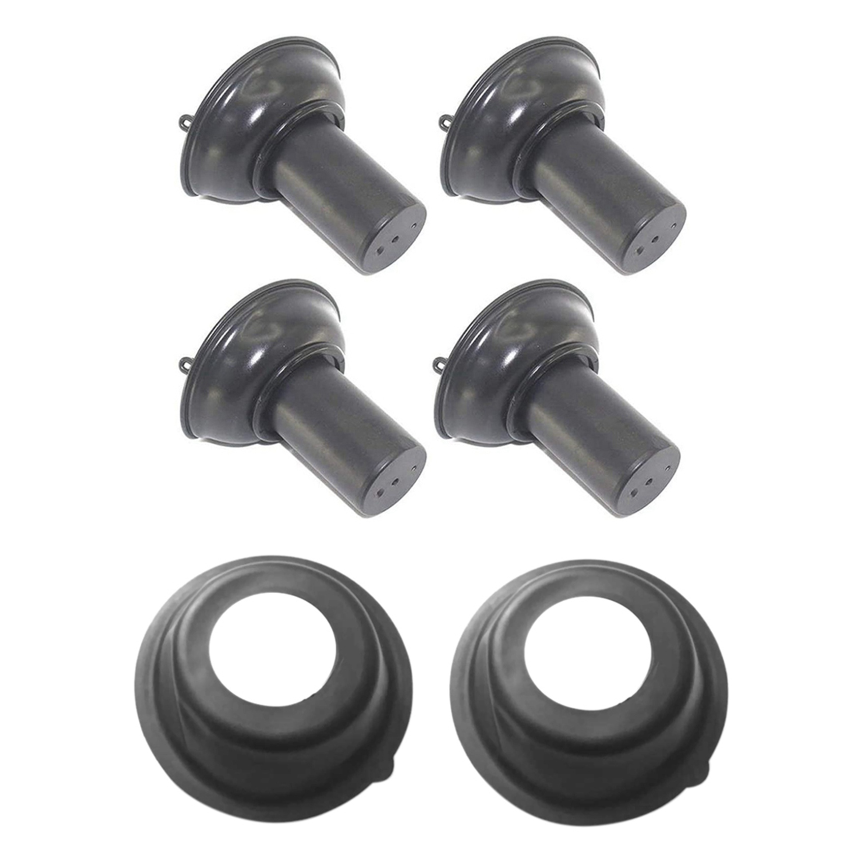 FORIDE 2 Set Motorcycle Accessories: 1 Set Carburetor Vacuum Diaphragm & 1 Set Carburetor Diaphragm Assy Plunger