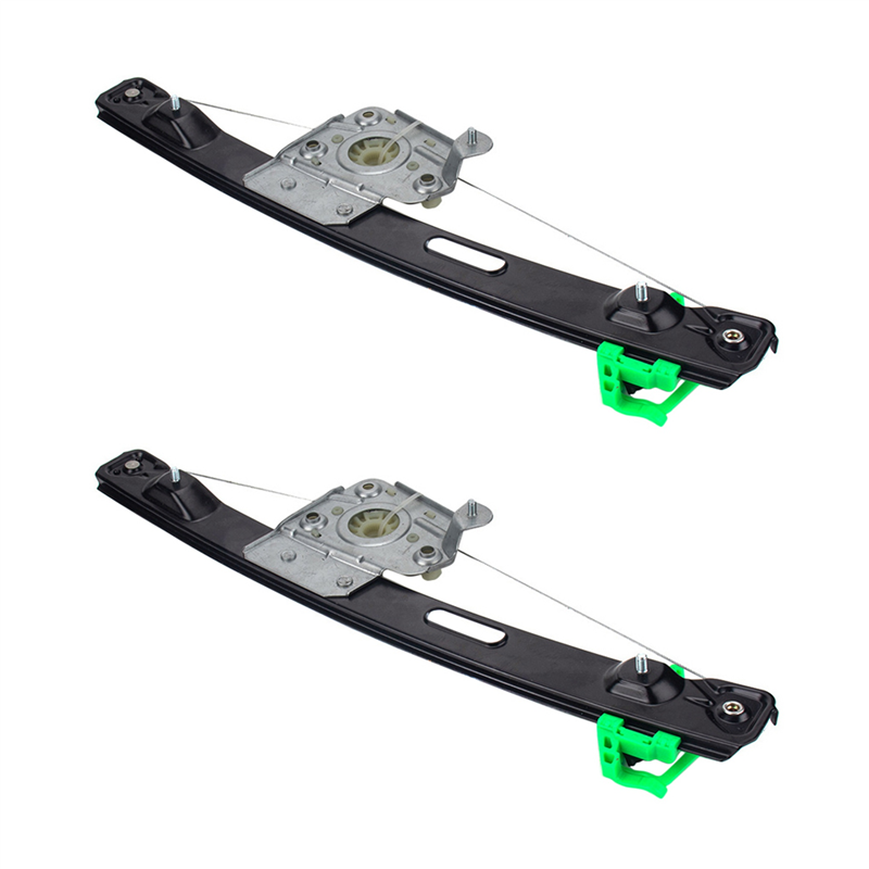 JINMY 2X Rear Right Passenger Side Window Regulator W/O Motor for E90 E91 3 Series -Glass Lifter 51357140590