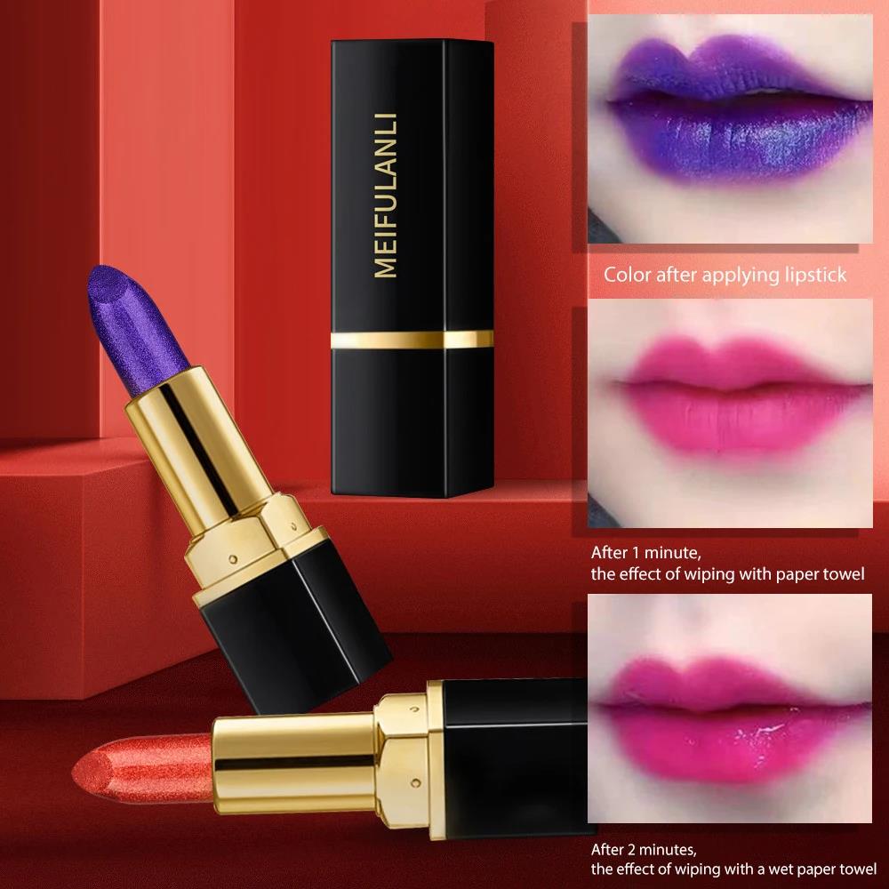 Private Label Temperature Color Changing Lip Stick Long lasting Blue Enchantress Non-stick Cup Non-fading Wholesale Lipstick