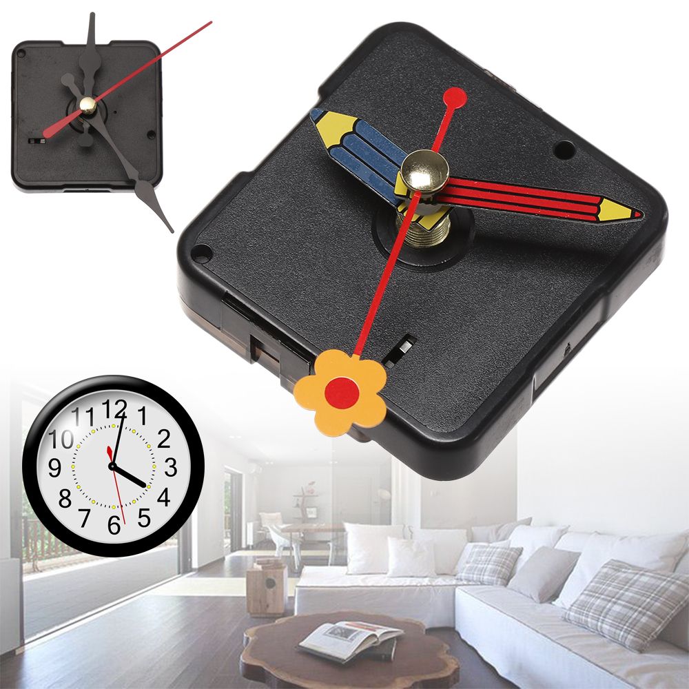 1 SET DIY Repair Kits Home Decor Movement Mechanism Quartz Clock Parts Bell Accessories Hour/Minute/Second
