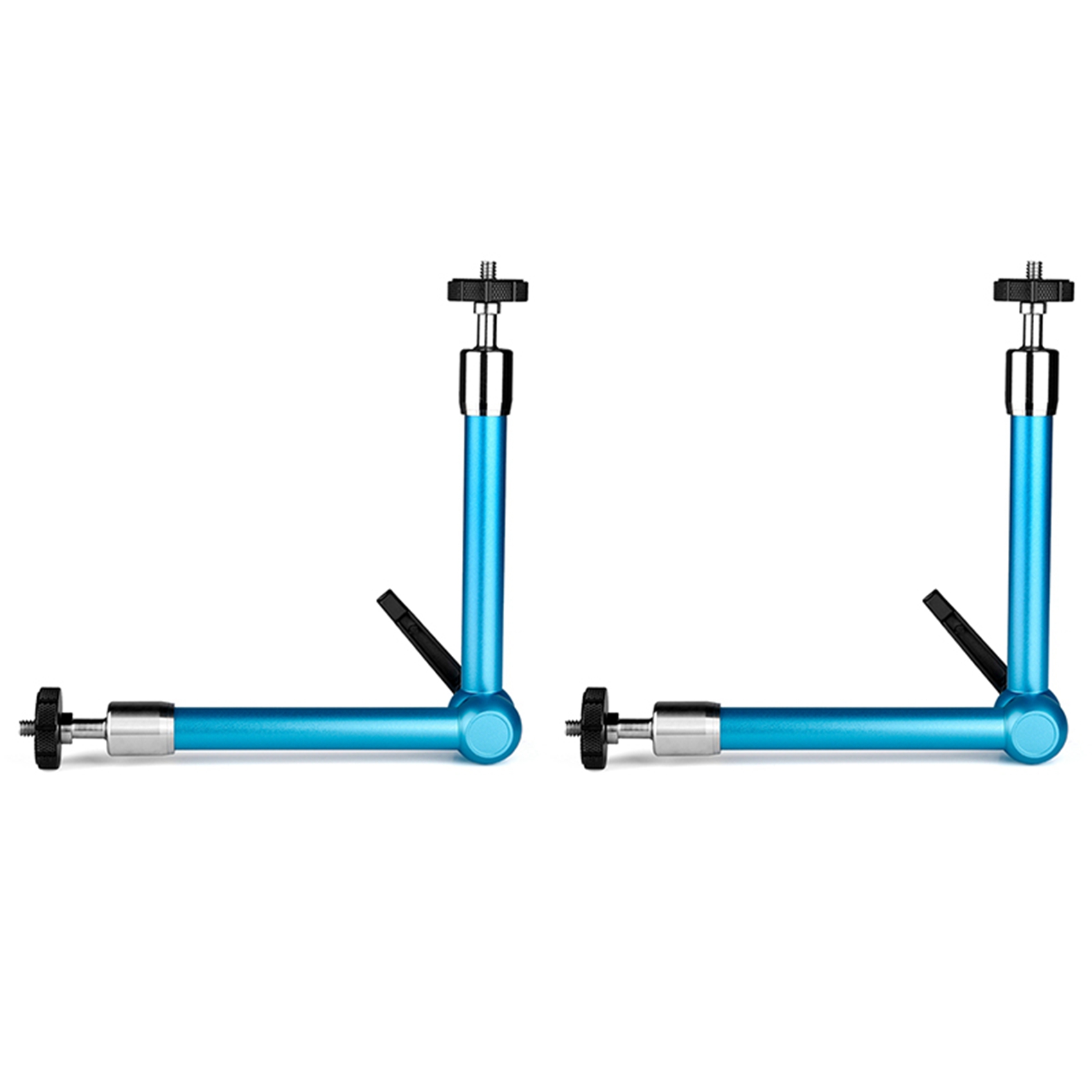 2X 11 Inch Magic Articulated Arm Magic Arm Rig Head for Mounting Monitor Video Light DSLR Camera Studio