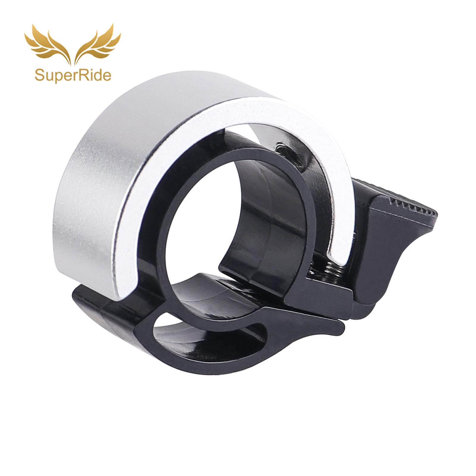 SuperRide Bicycle Horn Bell Ultra-lightweight Bicycle Bell with Loud 90db Sound for Mtb Road Mountain Bikes Essential Bike Accessory for Safety