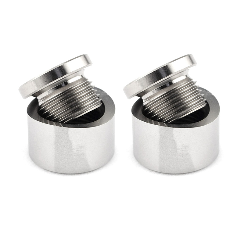 ARELENE 2X Oxygen Sensor Bung with Gasket Stainless Steels Plug Wideband Nut Fitting Weld Bungs M18X1.5 Car Accessories