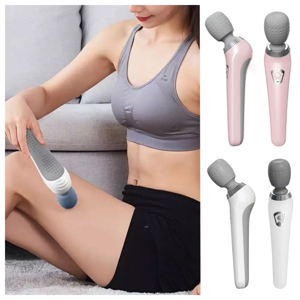 New Portable Mini Fascia Tool Vibrating Fast Rechargeable Massage Artifact ABS Universal Electric Massage Tool Neck Back