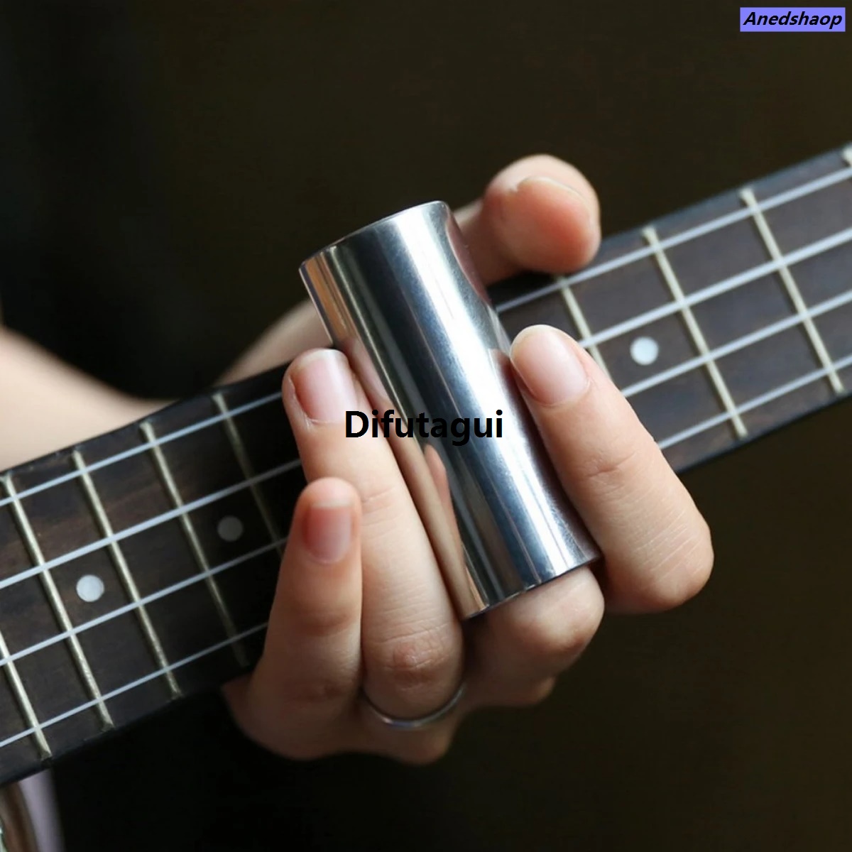 Difutagui Miwayer Slider 60MM High Guitar Slide Bar Stainless Steel Metal/Original 【2025 Version】 Glass Finger Slides Ukulele String Instruments Guitar Accessorie
