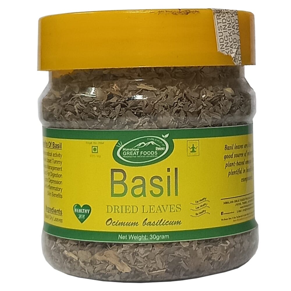 Himalaya Great Foods Dried Basil Leaf ( Sukeko Tulsi Ko Paat ) -50g