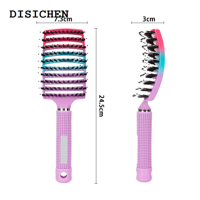 DISICHEN High Quality Magic Demelant Brush Detangling Bristle Hairbrush Antiklit Lice Women's Hair Brushs Professional Hairdressing Styling Tool Salon