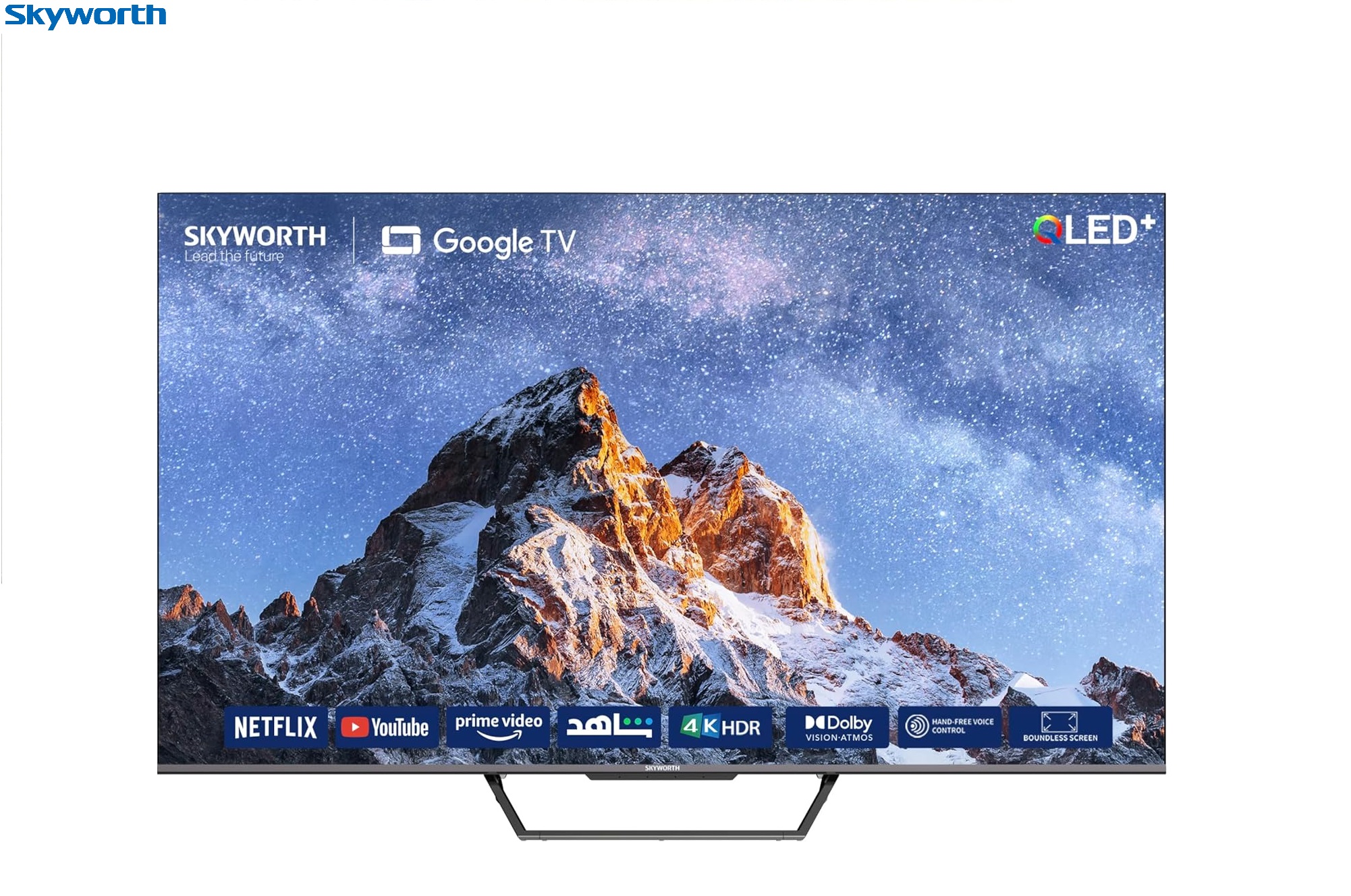 Skyworth 75 Inch QLED Google TV UHD 4K HDR10+ Dolby Vision Smart TV - 75SUE9500